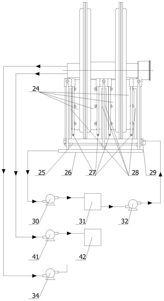 A rotary scraping film distillation and desalination device