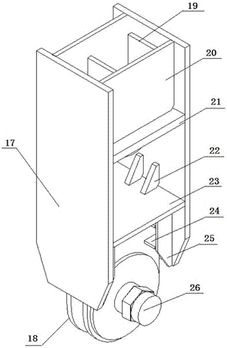 Hoisting device and hoisting method used for aerial posture adjusting and positioning of steel box arch rib