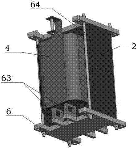 Large-capacity dry-type high-frequency high-voltage transformer