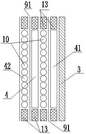 Large-capacity dry-type high-frequency high-voltage transformer