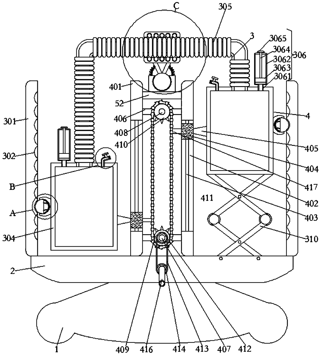 Siphon effect demonstrating device