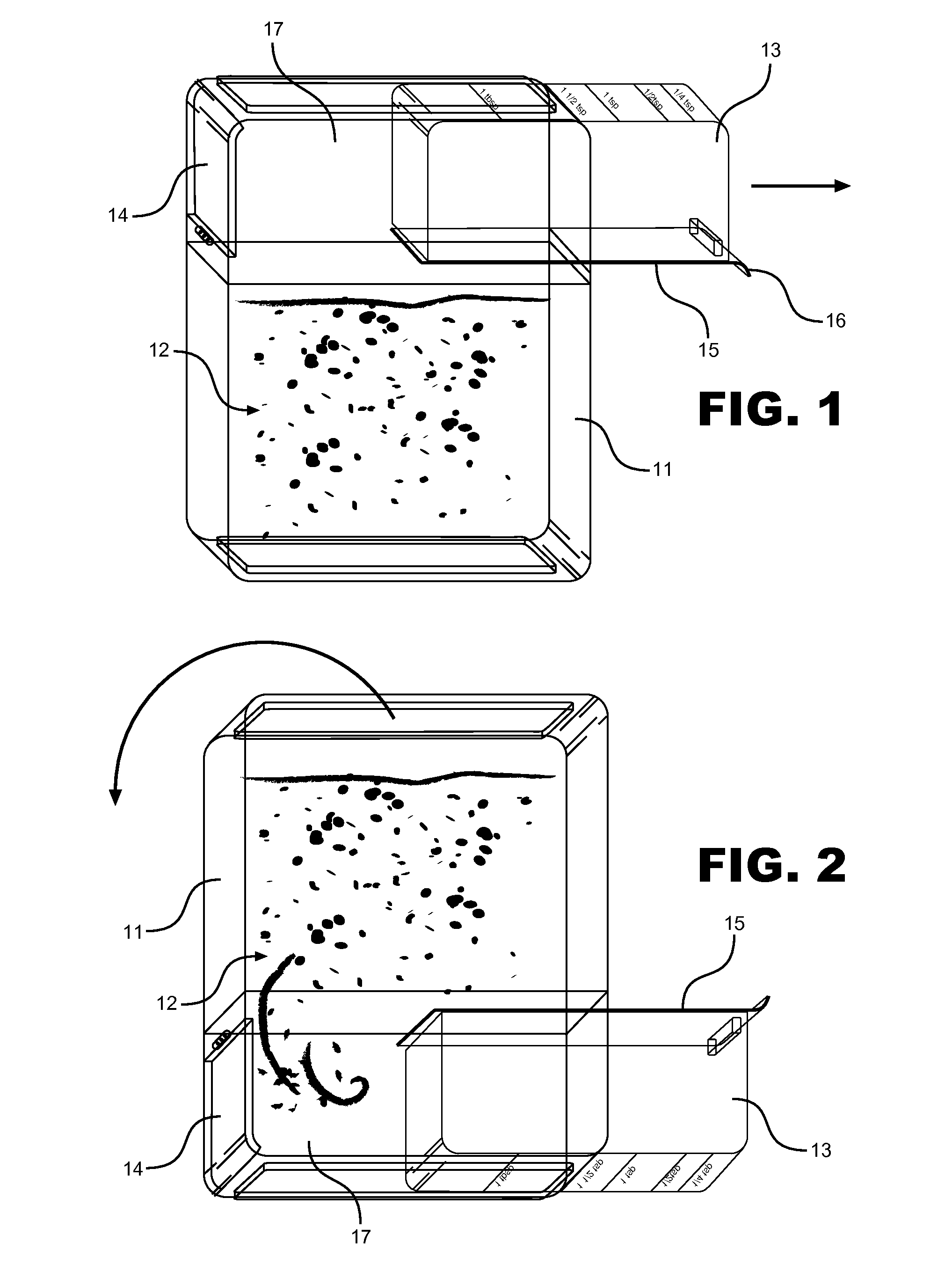 Measuring Storage Container