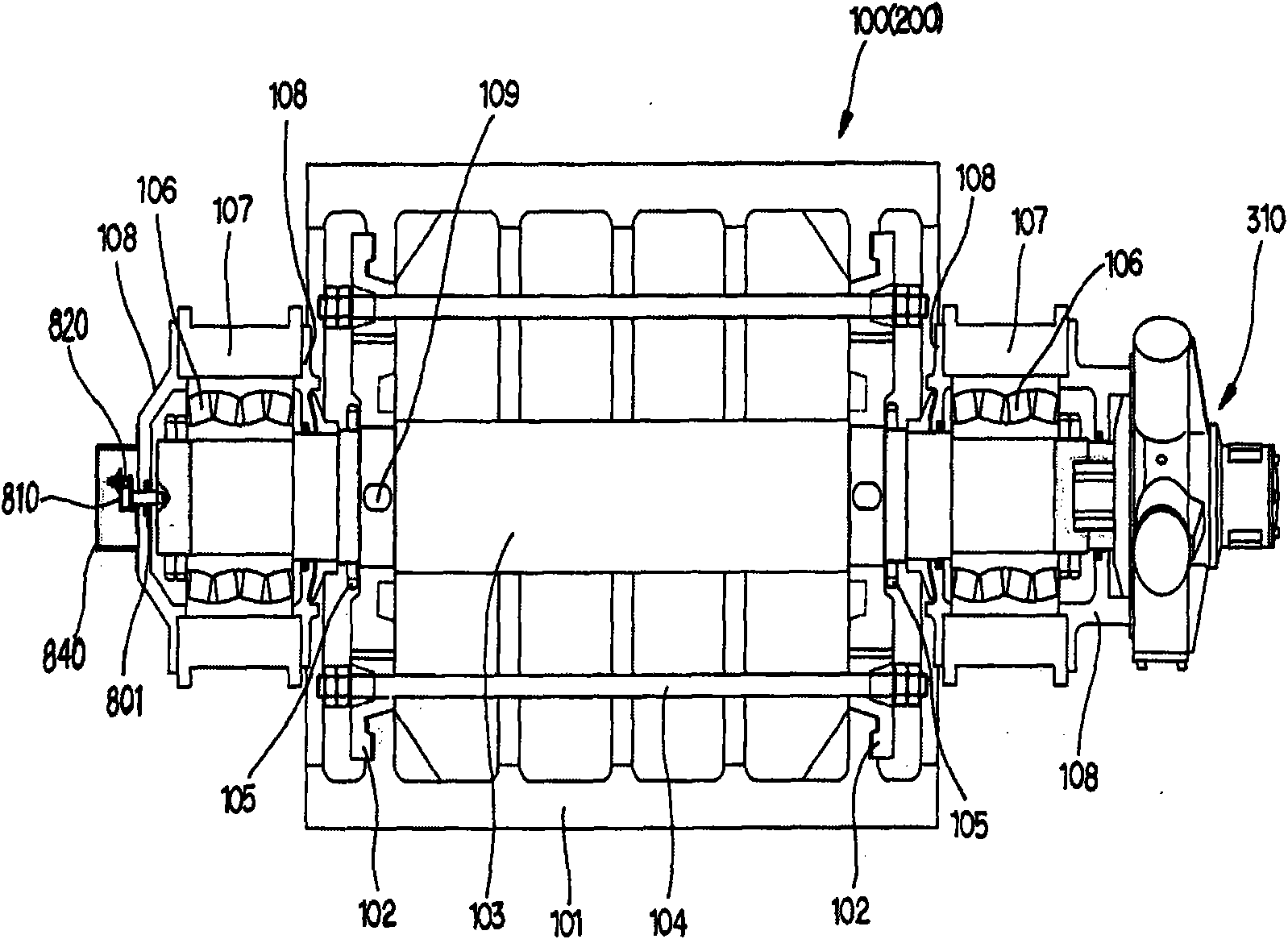 Hydraulic roller crusher