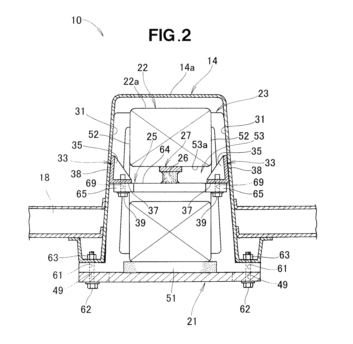 Vehicle body floor structure