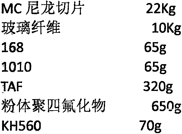 Nano-enhanced MC nylon composition