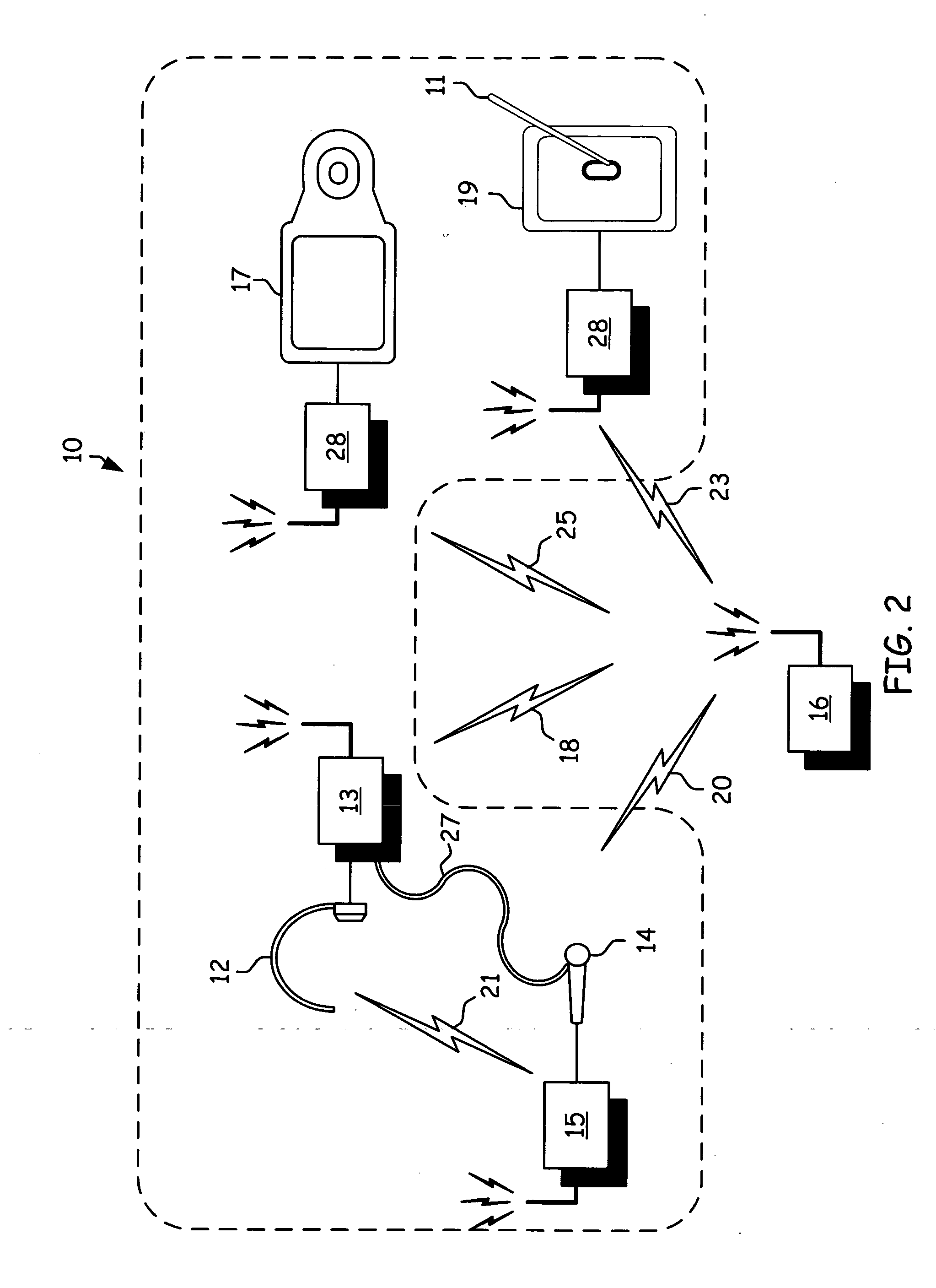 Battery management in a modular earpiece microphone combination