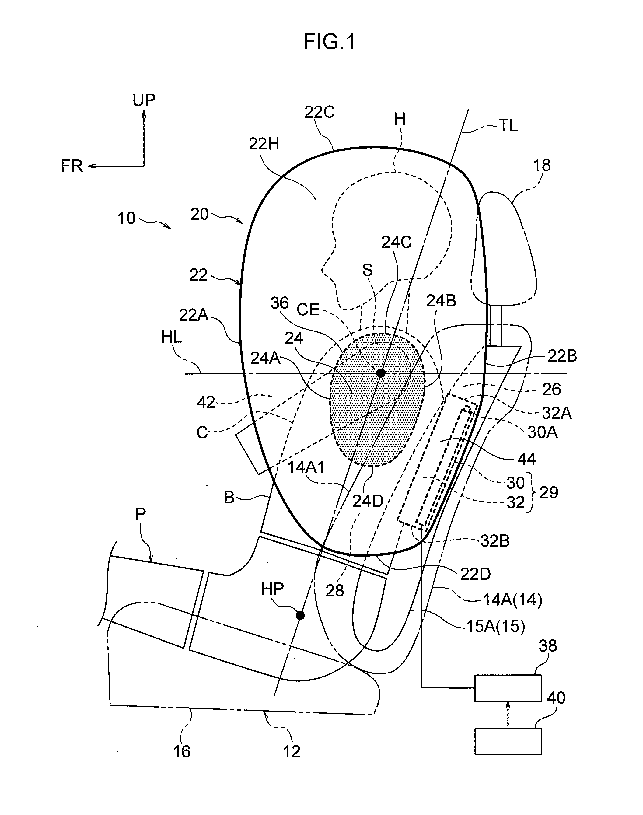 Vehicle far side airbag device