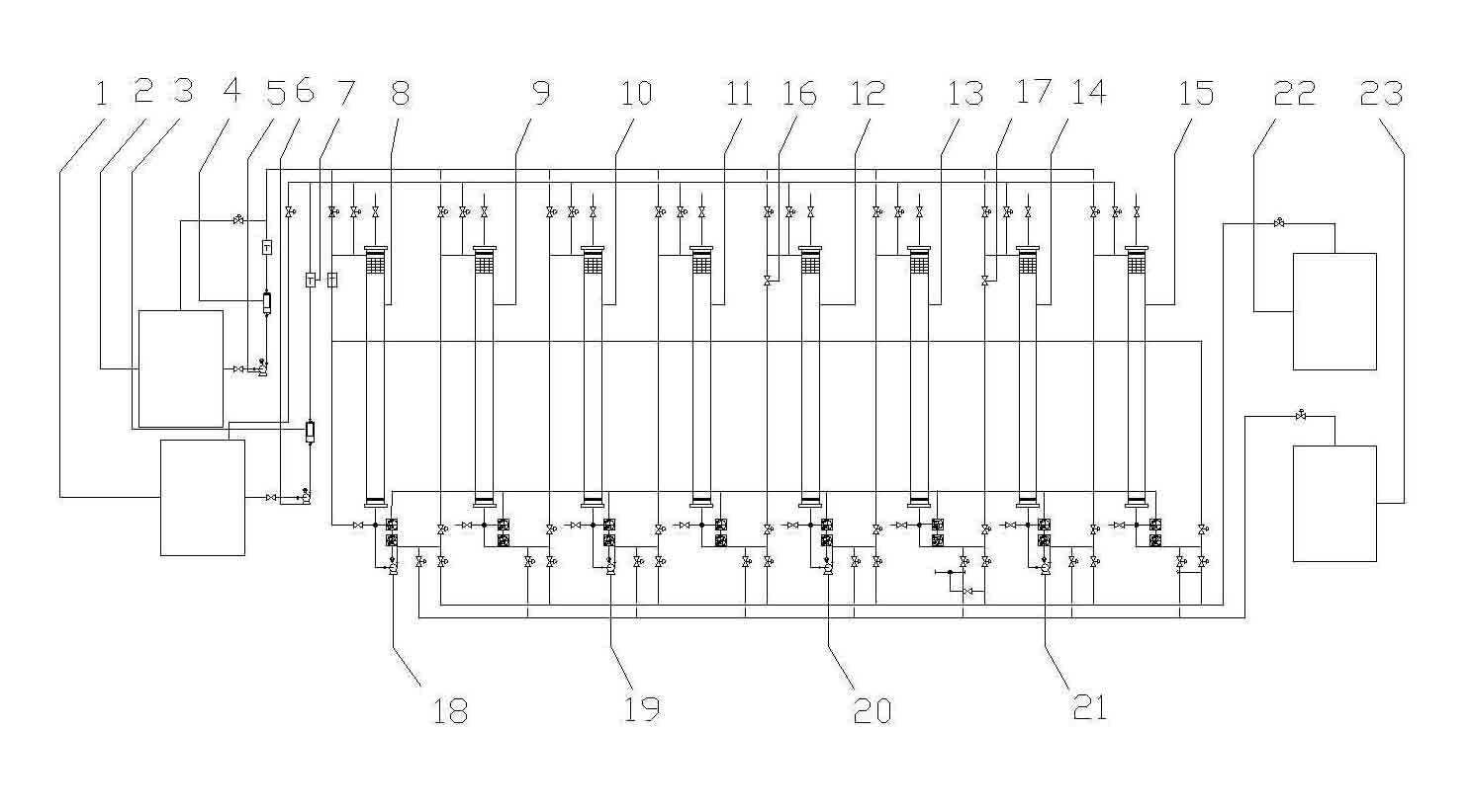 Sequential simulated moving bed