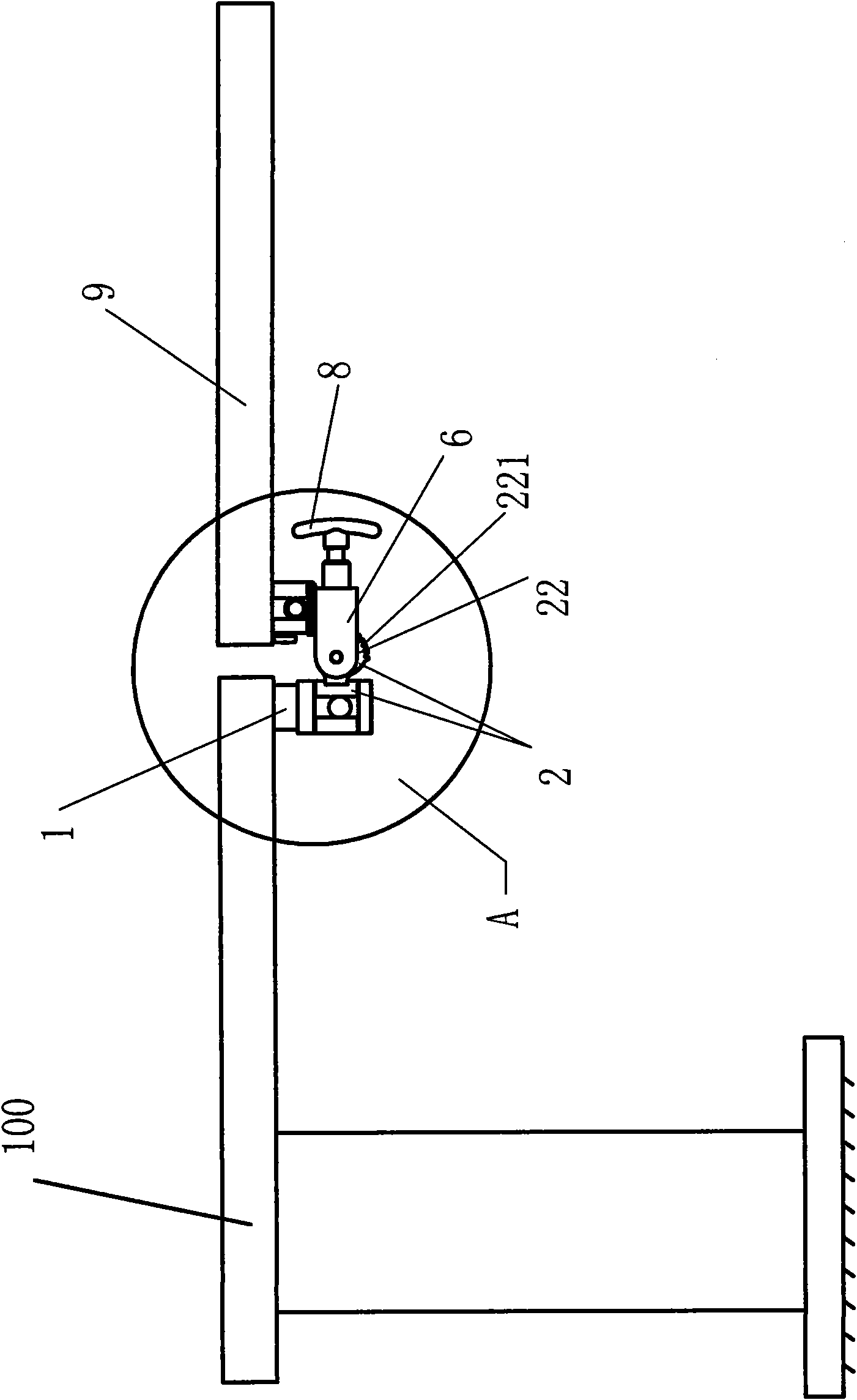 Leg plate structure of medical diagnosis and treatment bench