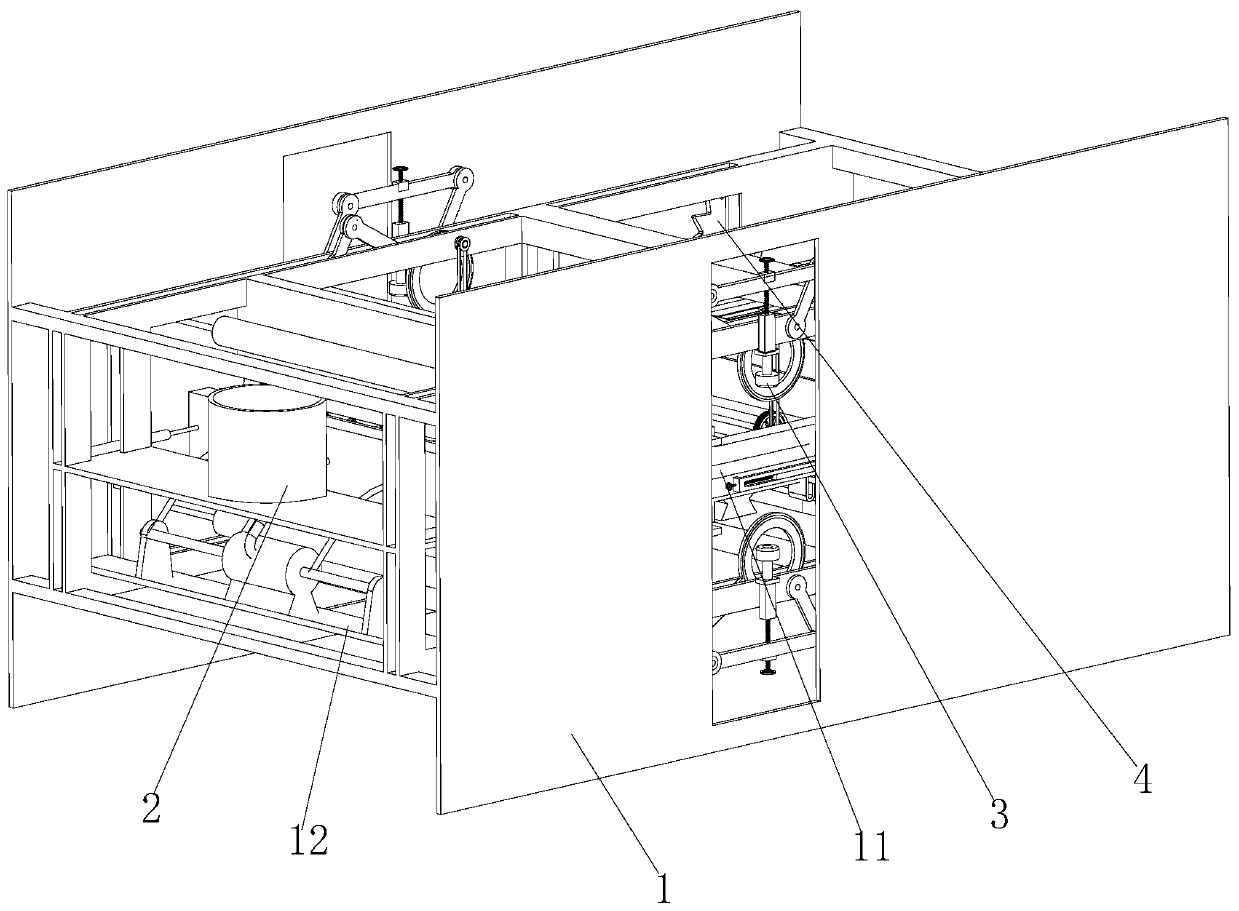 Heat-sealing treatment process for paper-plastic composite bag