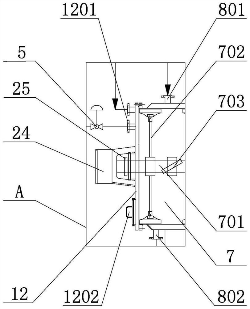 Automatic-cleaned high-concentration waste liquor drying device and use method therefor