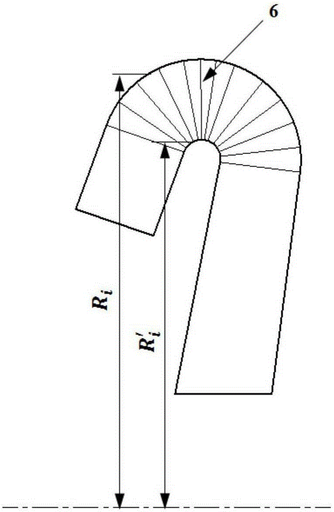 Multi-grade centrifugal pump guide vane hydraulic design method of high matching of inner and outer edge flow lines of blade