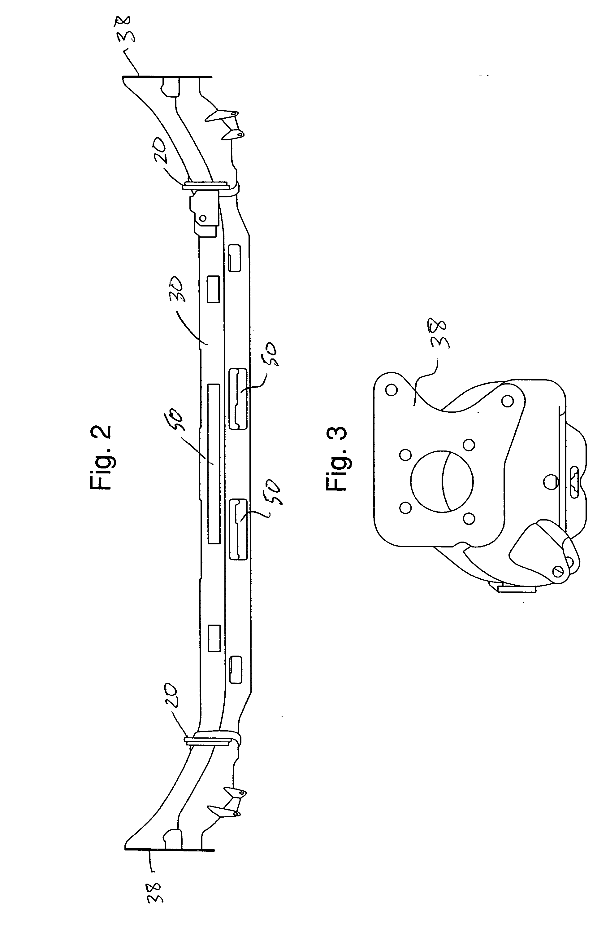 Torsion beam suspension member