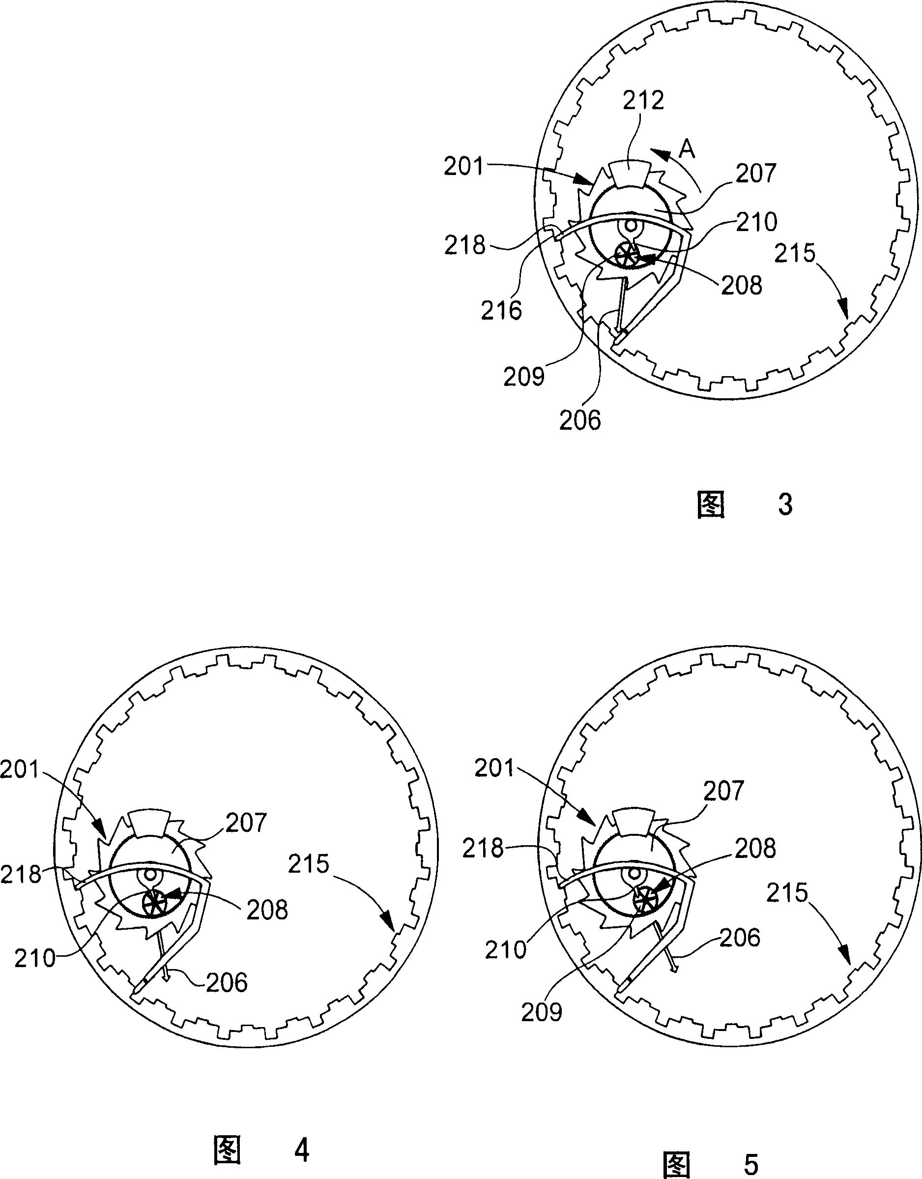 Mechanism displaying values in variable cycles, particularly in a lunisolar calendar