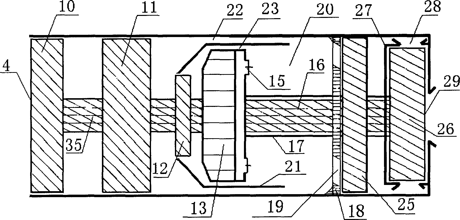 Air compression aeroengine