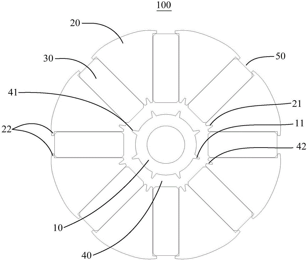 Motor rotor, motor and air conditioner