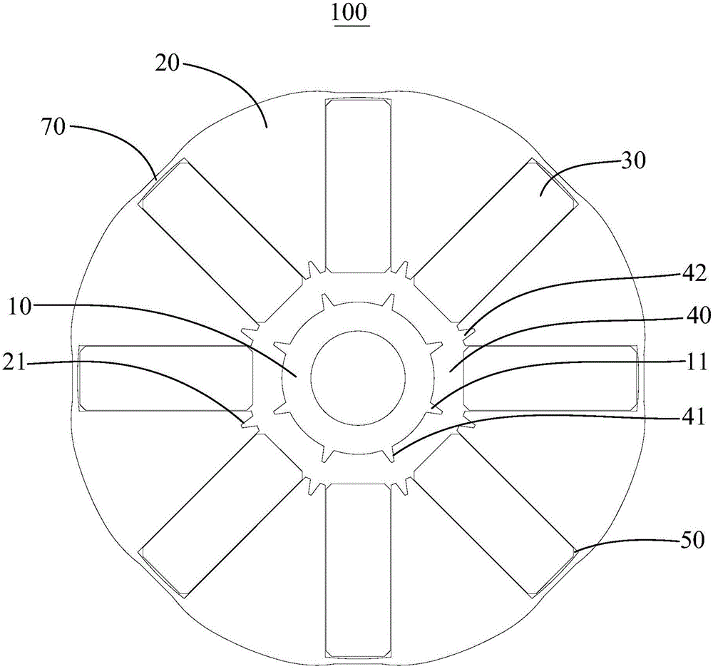 Motor rotor, motor and air conditioner