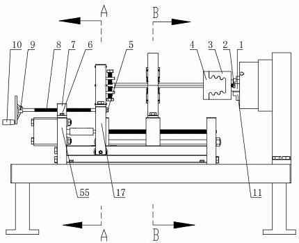 Flexible tool for precision machining of blade body of thin-walled blade part