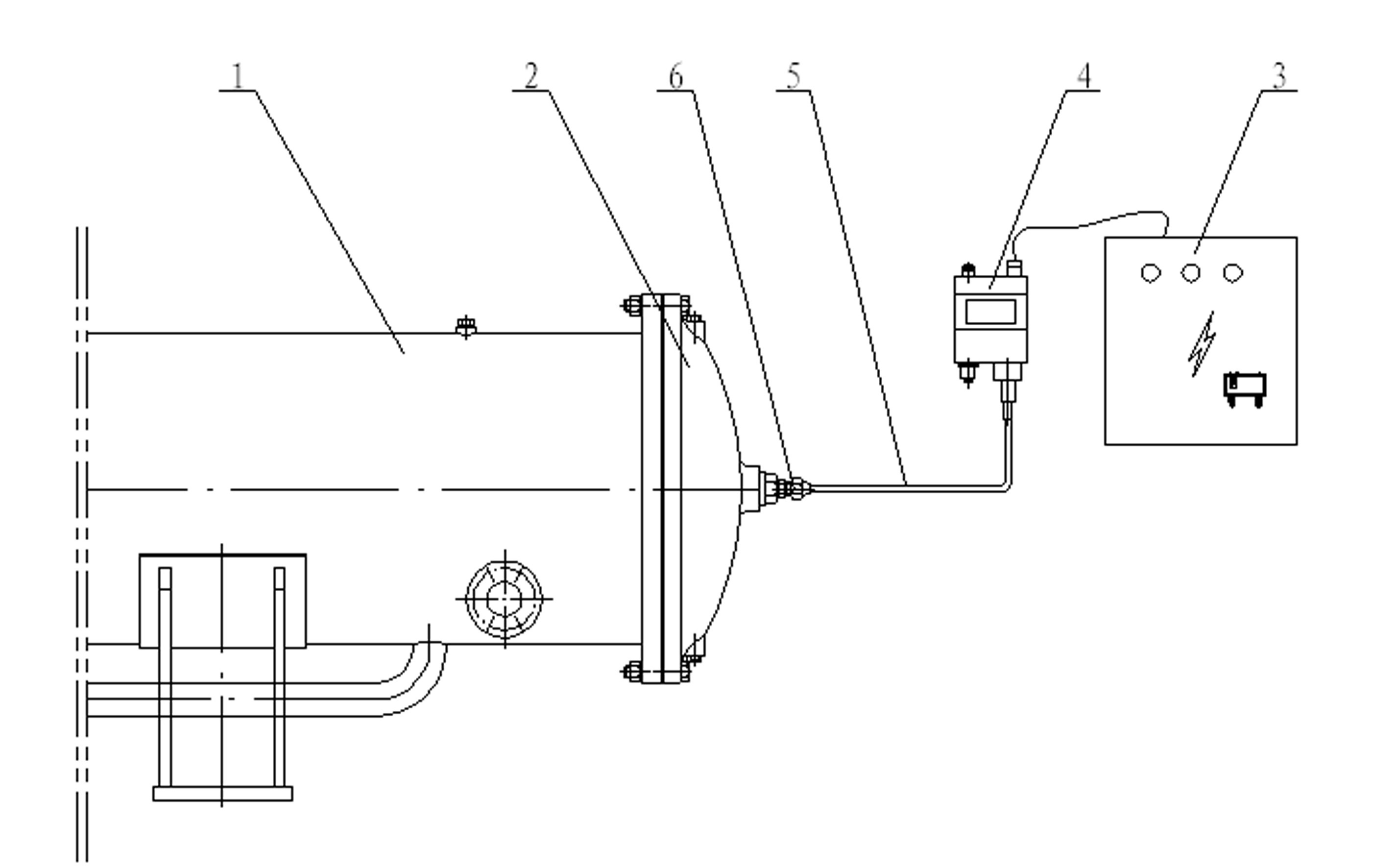 Anticorrosion plug screw alarm device for ships