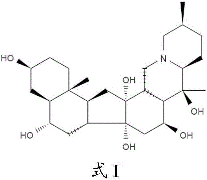 Use of pingbeimine B