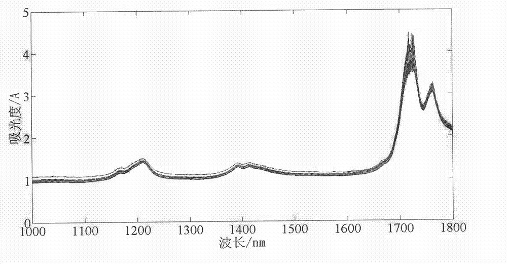 Method for quickly identifying food waste oils based on near infrared spectroscopy