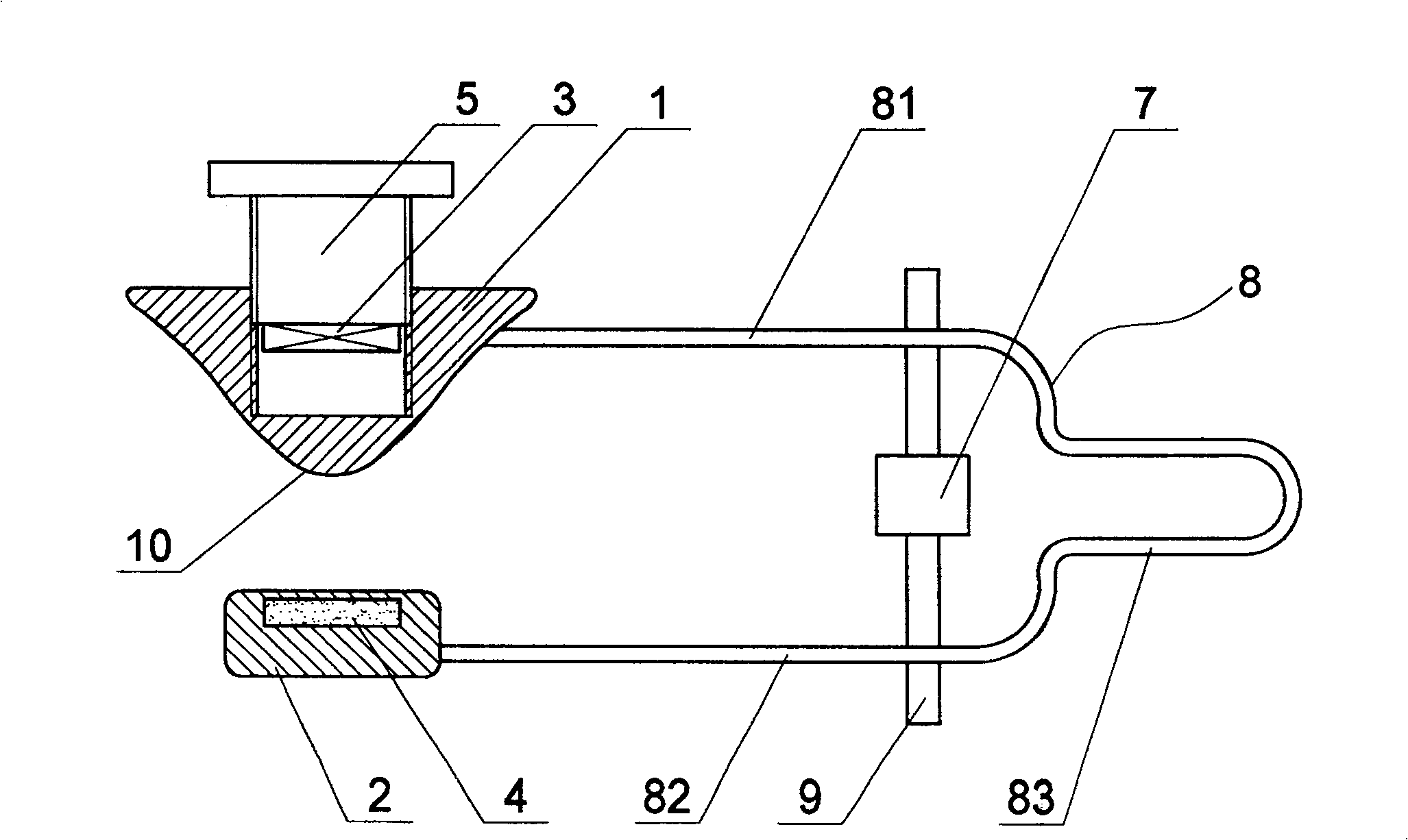 Dimple forming device