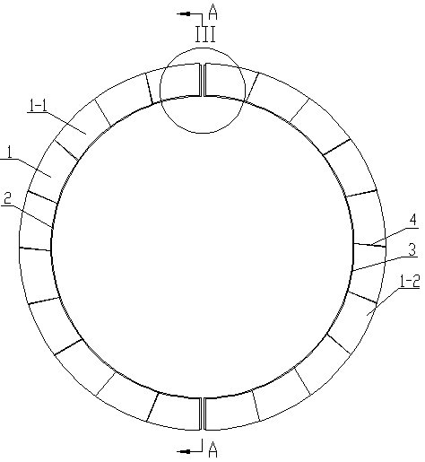 Water retaining device for water turbine main shaft seal