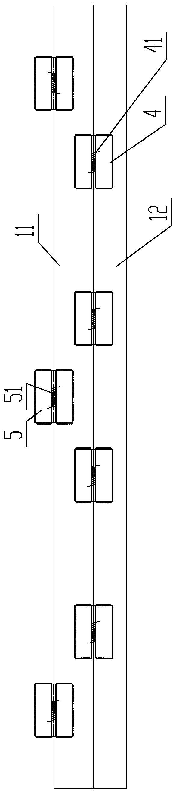 Curtain wall smoke-proof ventilation device