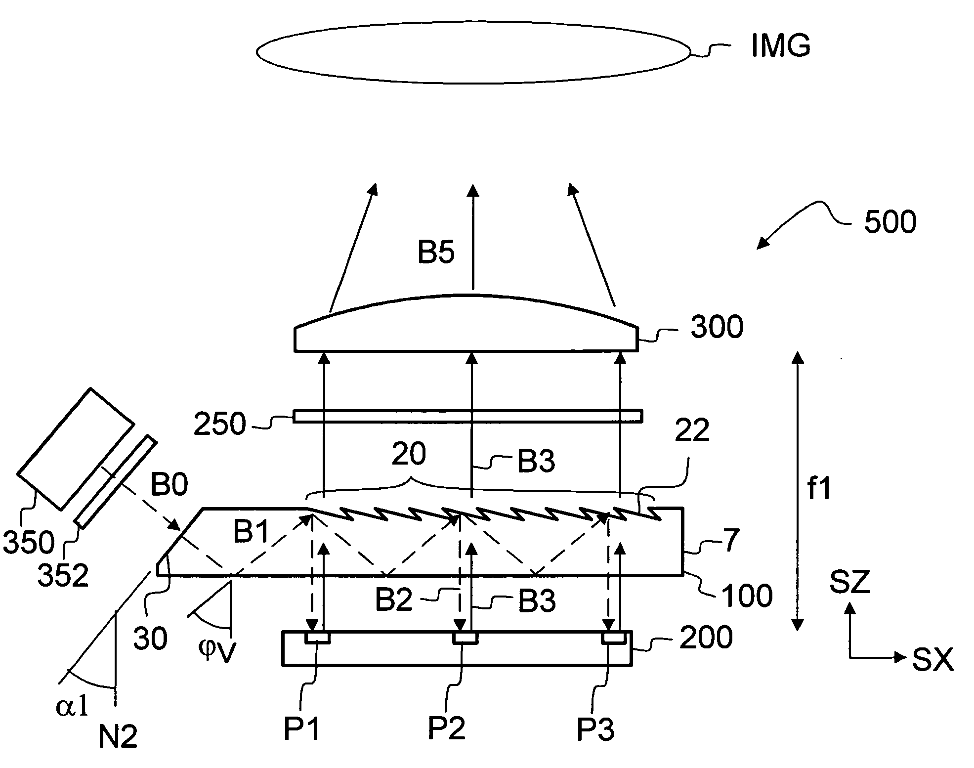 Device and a method for polarized illumination of a micro-display