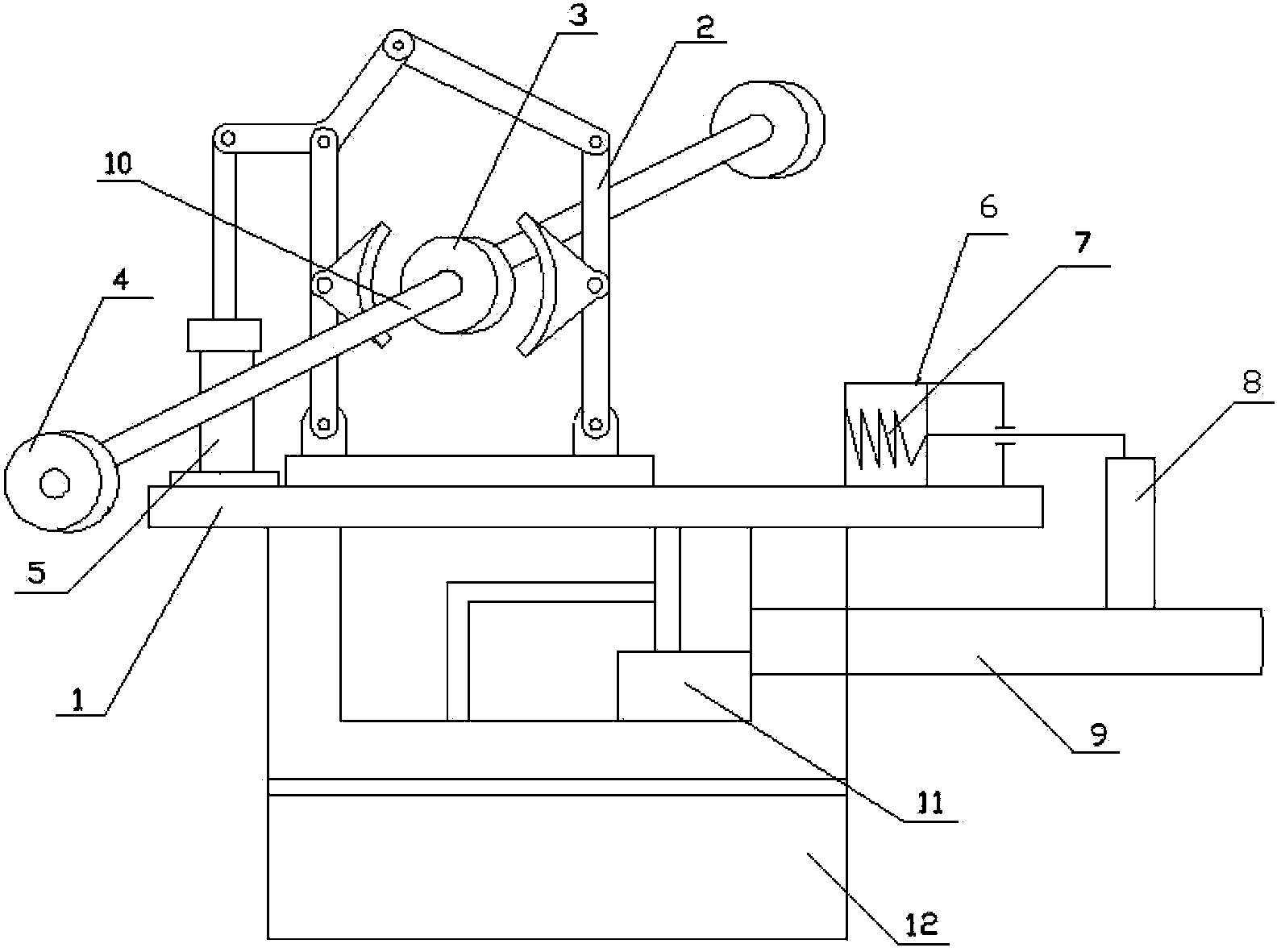 Hydraulic lifting overhead crane limit stopping mechanism