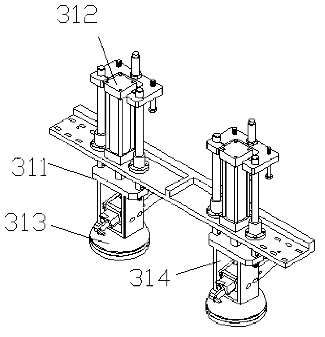 Automatic wire winding machine of motor stator of electric car