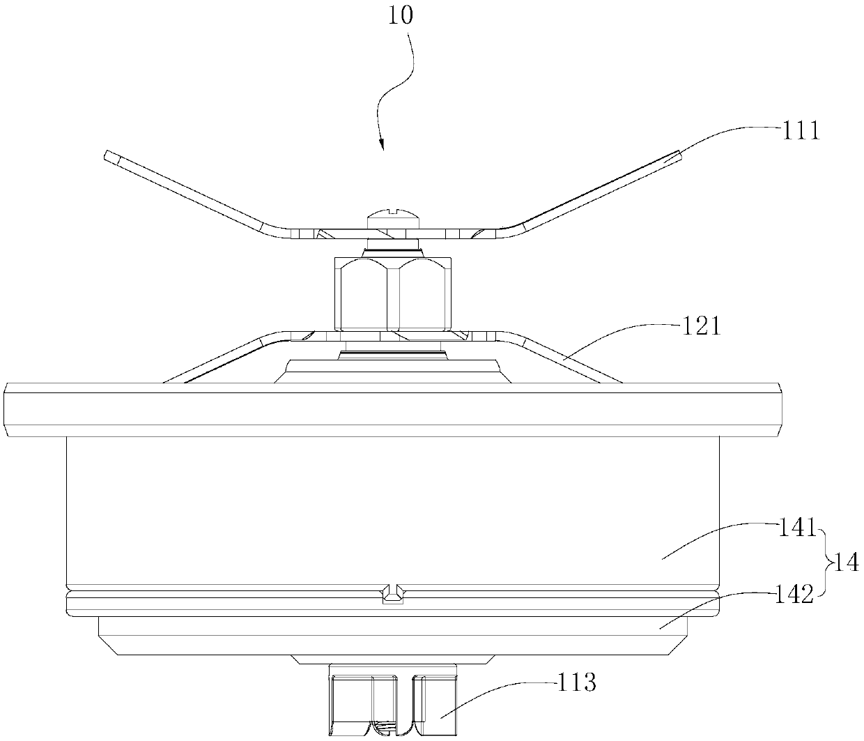 Rotating mechanism and food processor