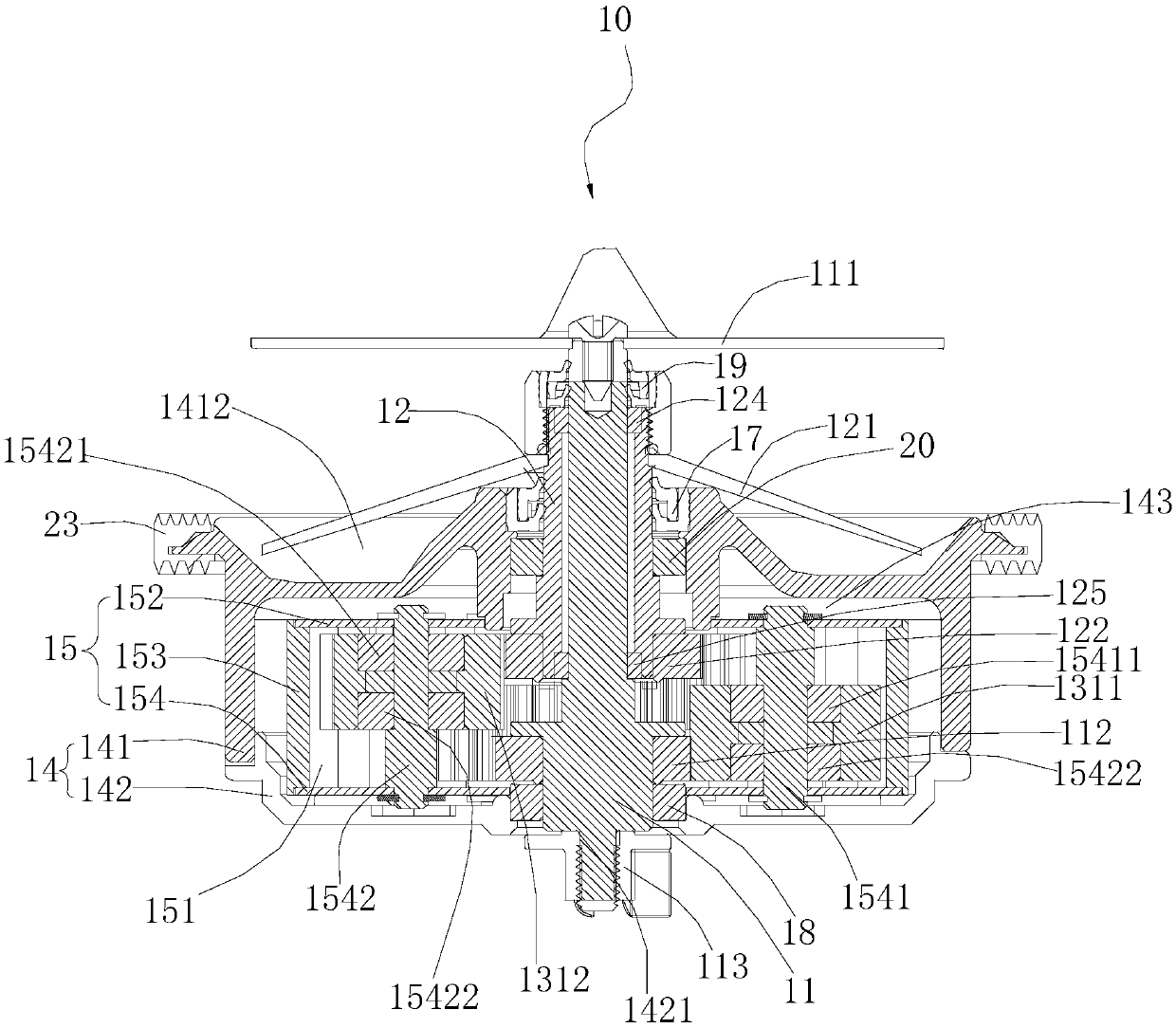 Rotating mechanism and food processor