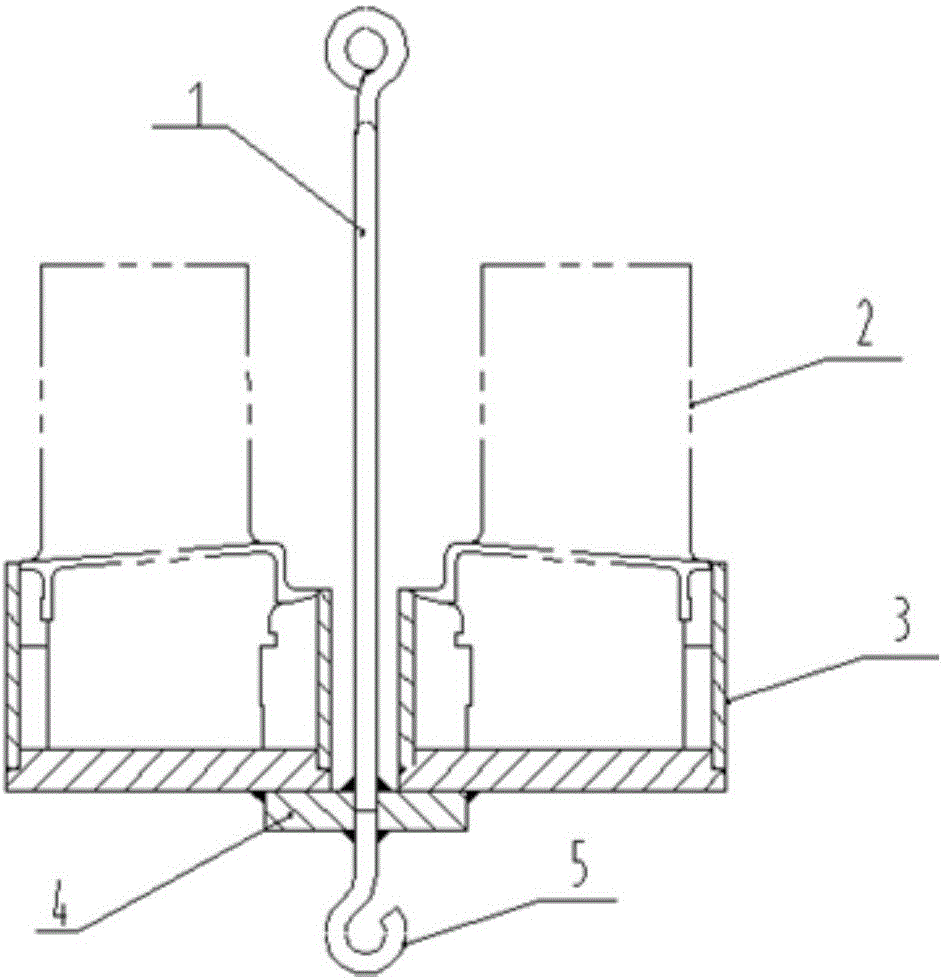 Tool for depositing coating on multi-arc ion plating equipment and usage method thereof