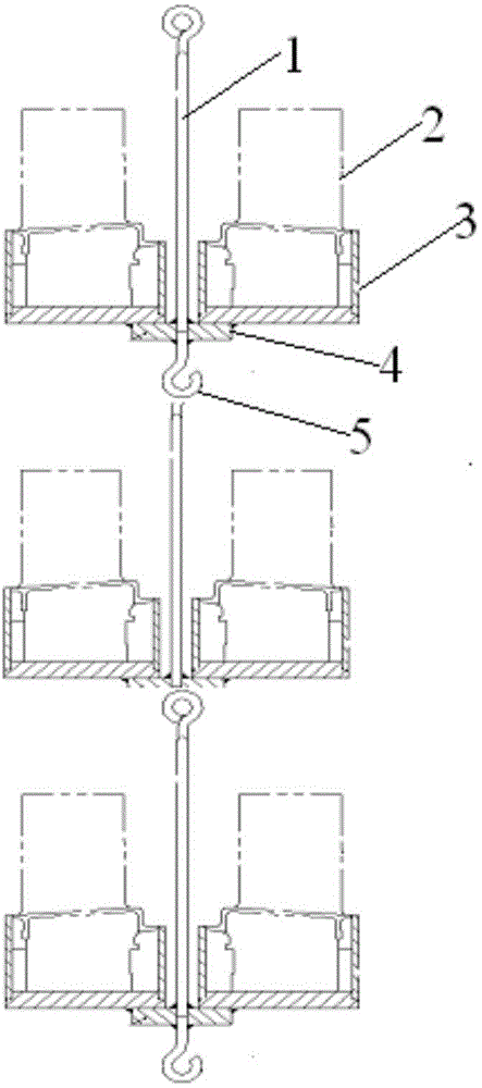 Tool for depositing coating on multi-arc ion plating equipment and usage method thereof