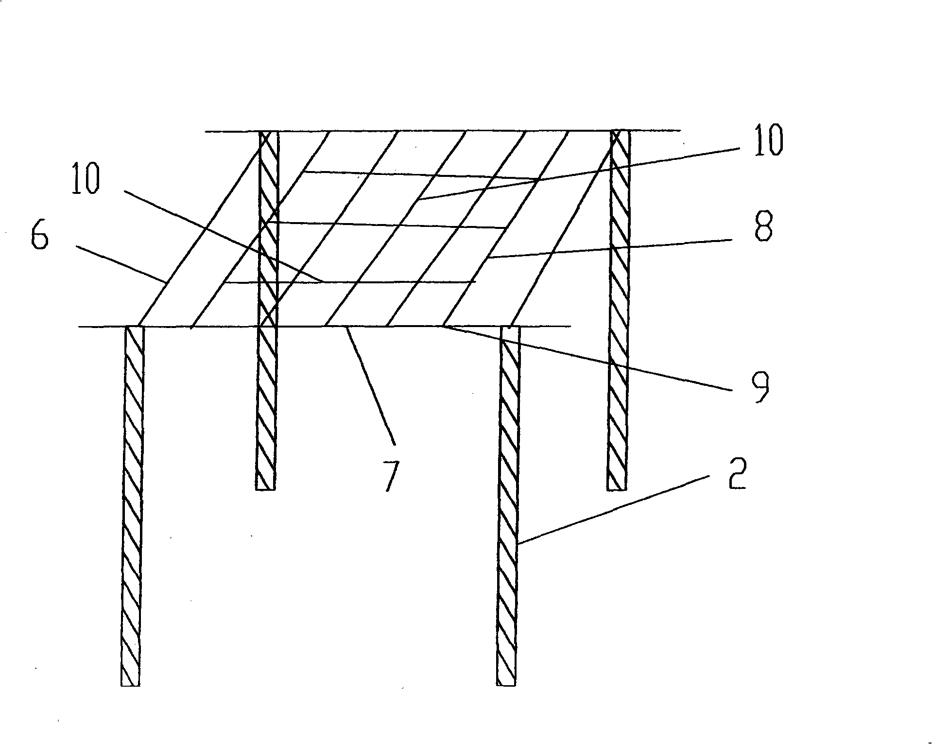 Novel viticultural rack