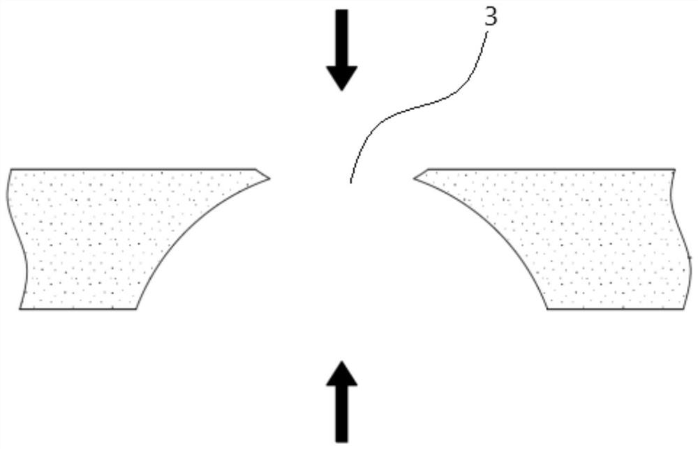 Mask strip structure for special-shaped screen and manufacturing process thereof