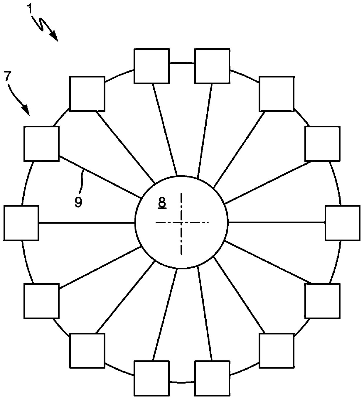 Method and device for filling a fill product