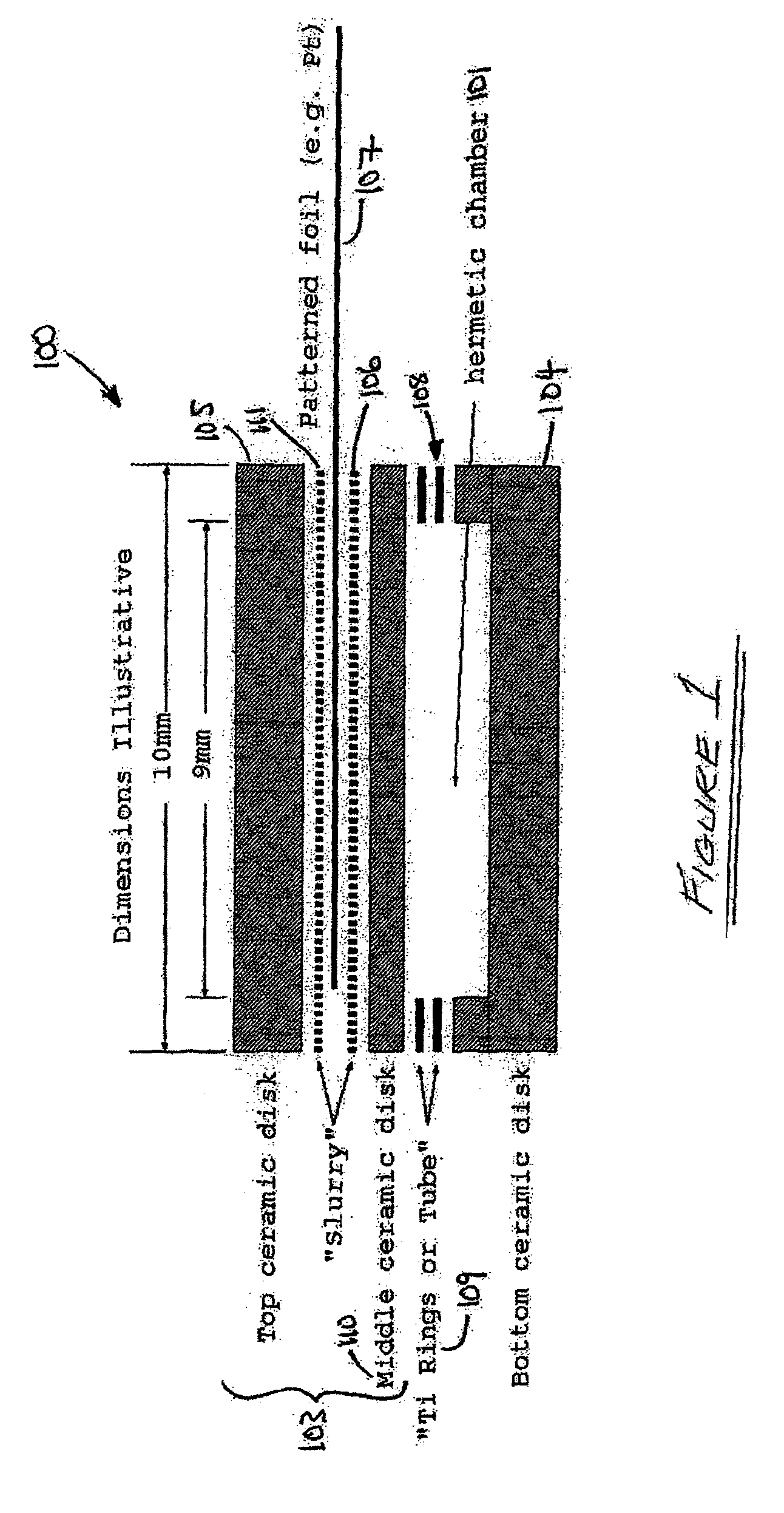 Method for fabrication of hermetic electrical conductor feedthroughs