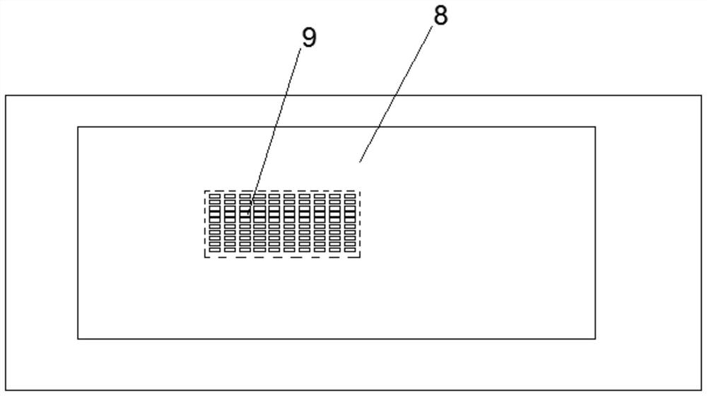 Computer case heat dissipation hole punching device