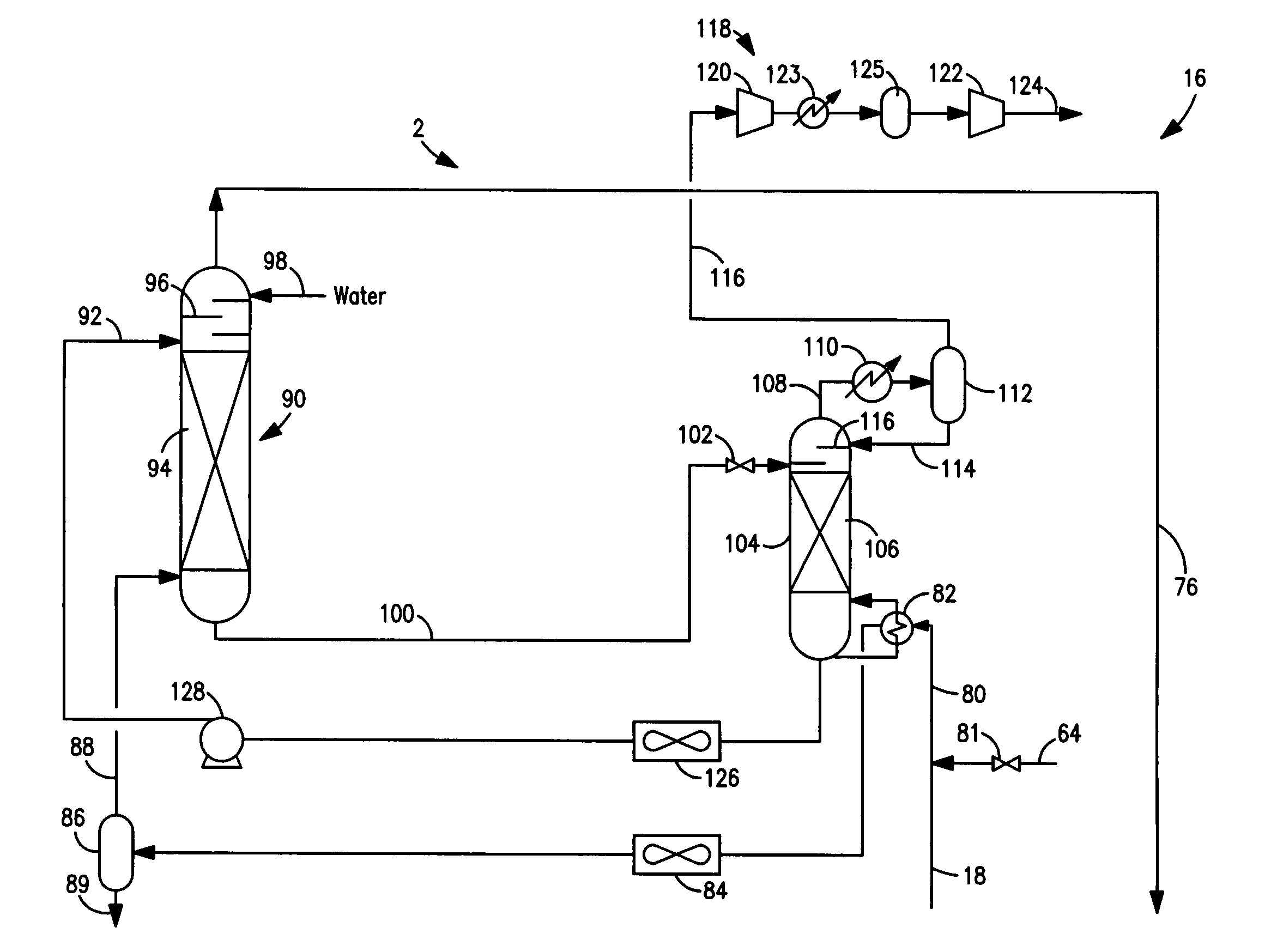 Method of recovering carbon dioxide from a synthesis gas stream