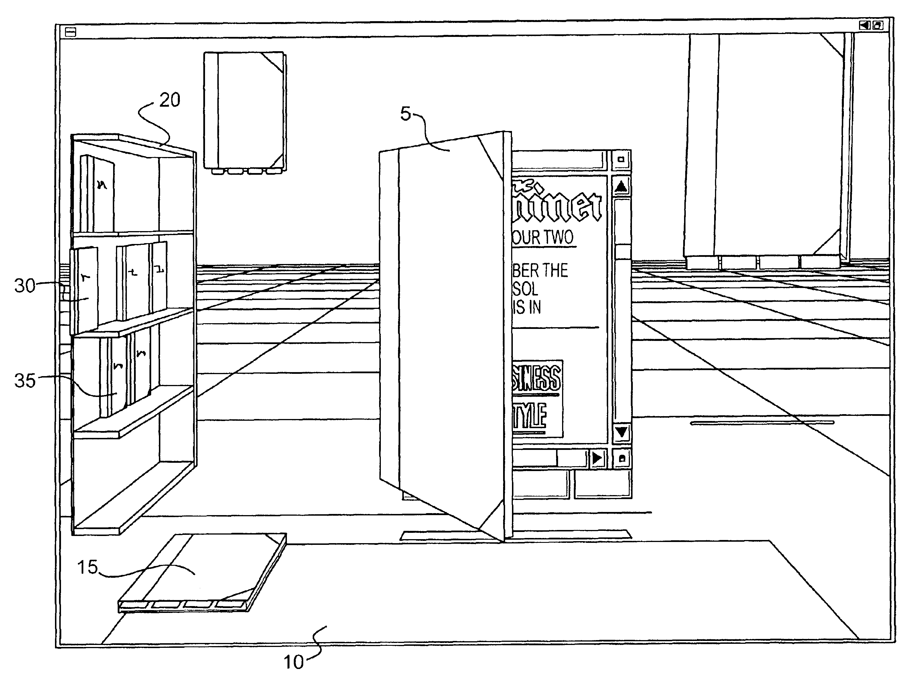 Magnification methods, systems, and computer program products for virtual three-dimensional books