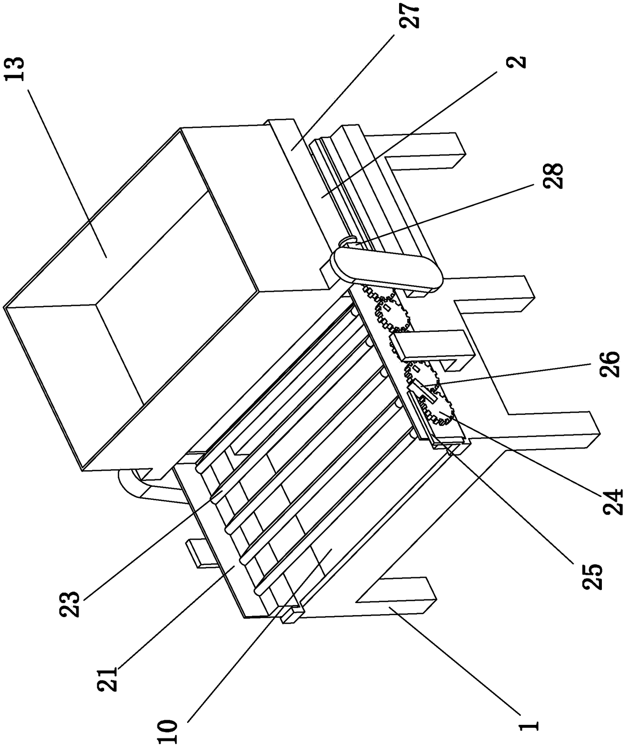 Barbecue oven capable of changing charcoal rapidly