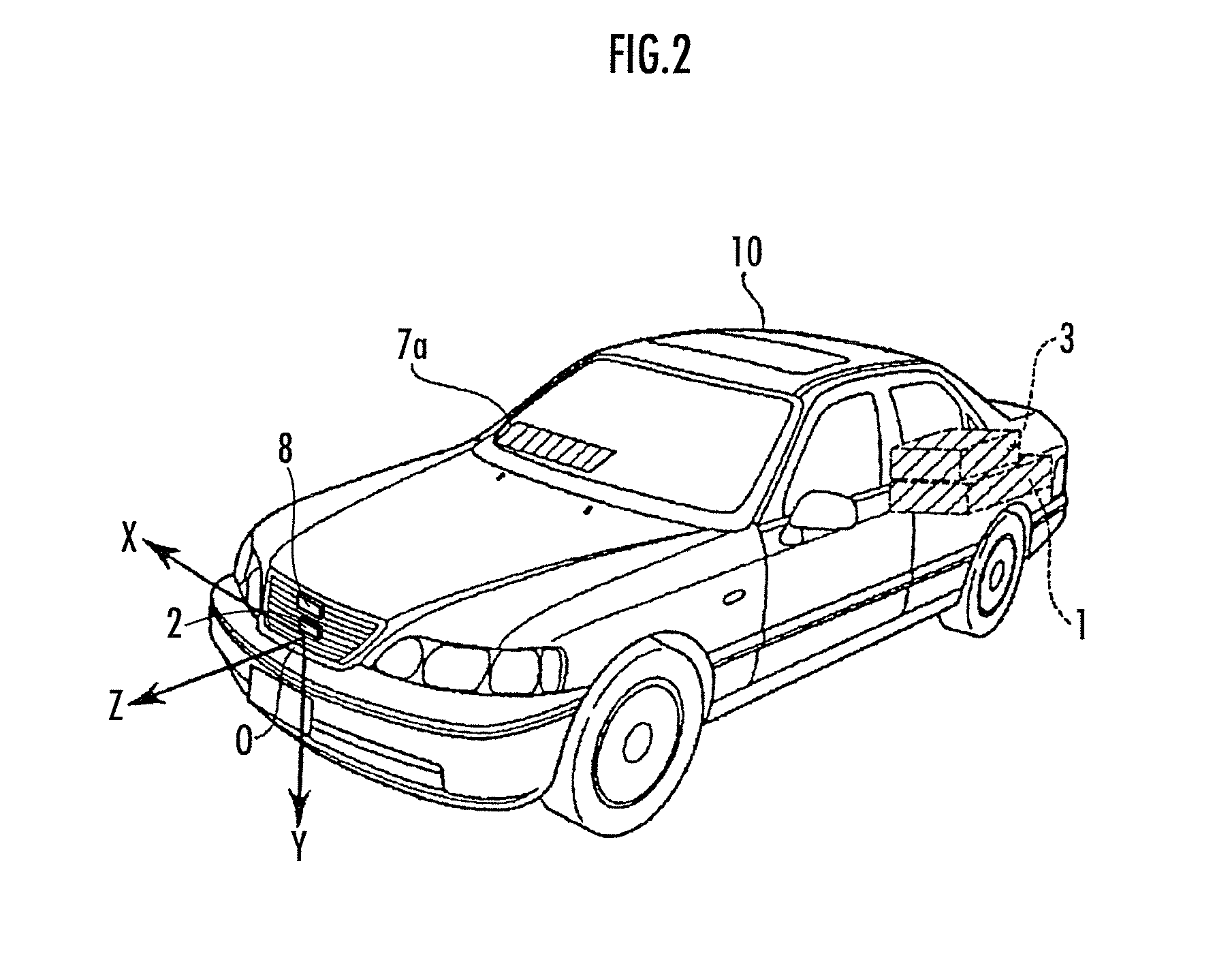 Vehicle surroundings monitoring device