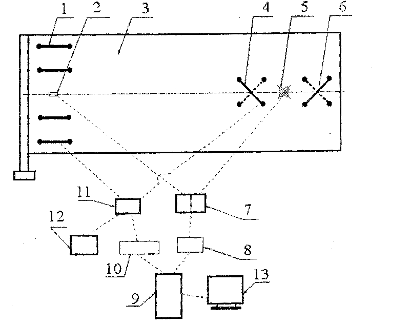 Low frequency modal vibration control apparatus and method for simulating bending and torsion for space sailboard