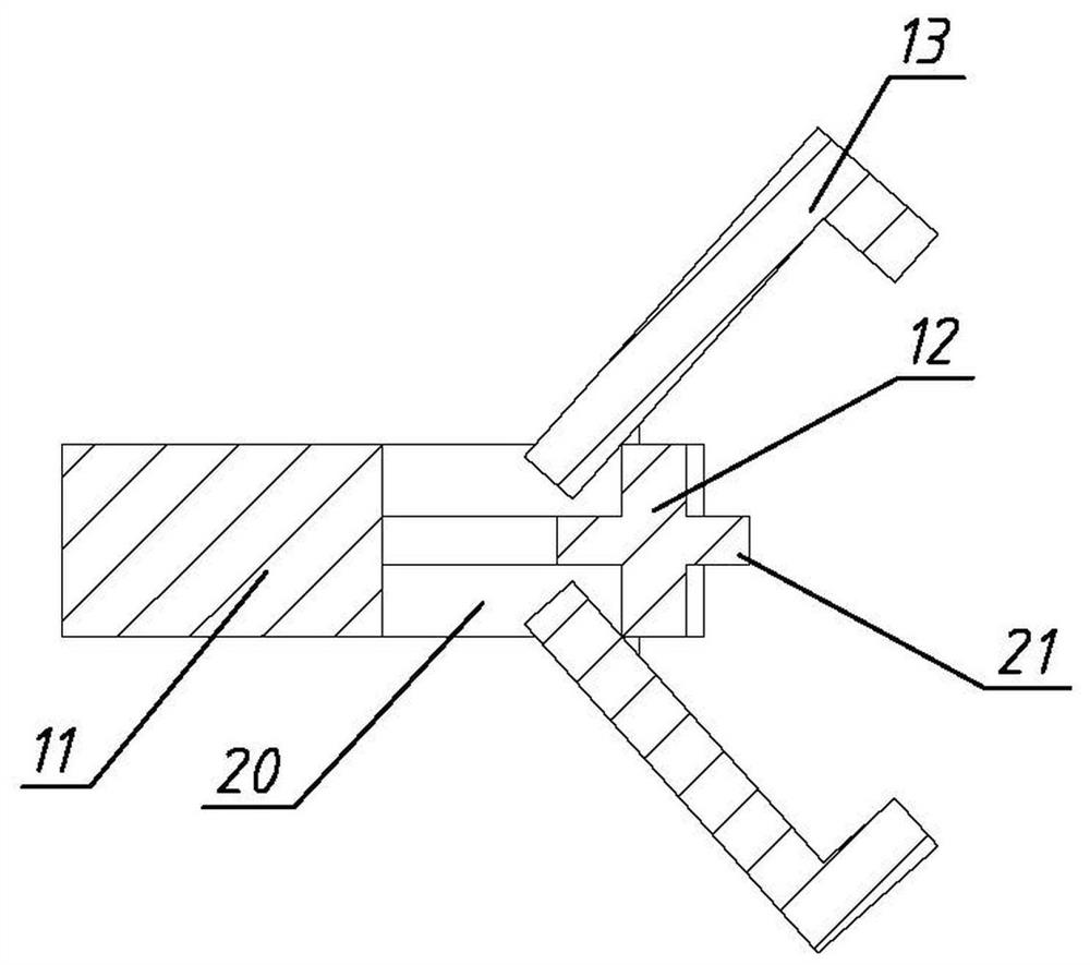 Hanging basket hanging device for bridge construction