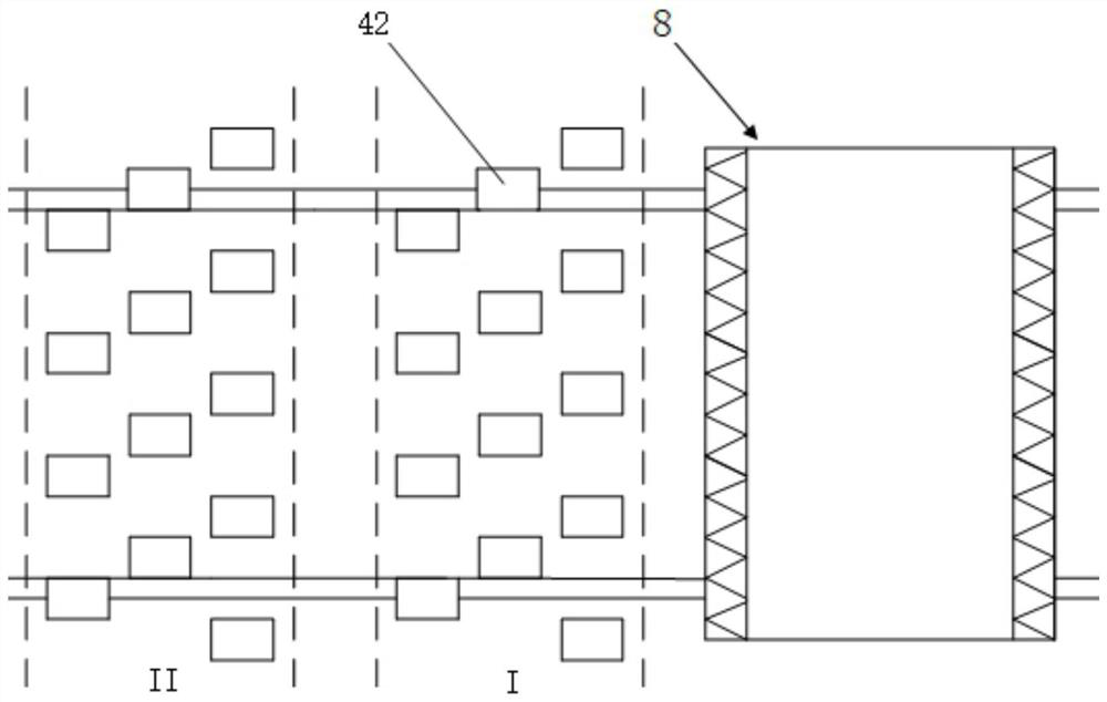 A device and process for flexible grinding of cast slab