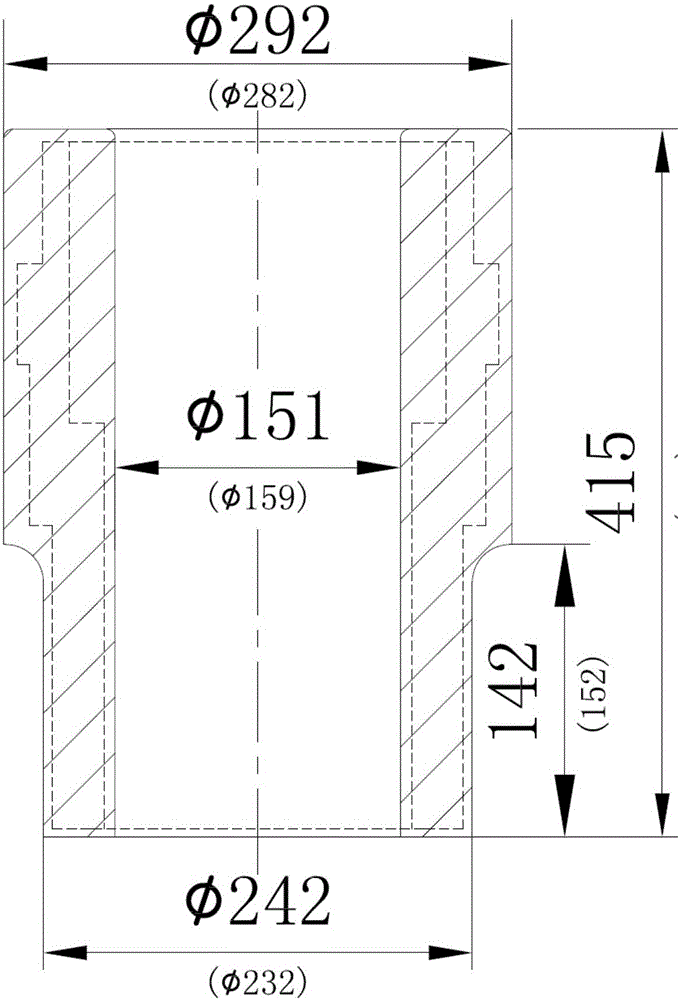 Forging method of hanger