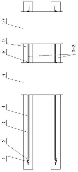 Translation device for synchronously replacing new and old components and construction method thereof