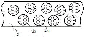 Water film pipe deduster